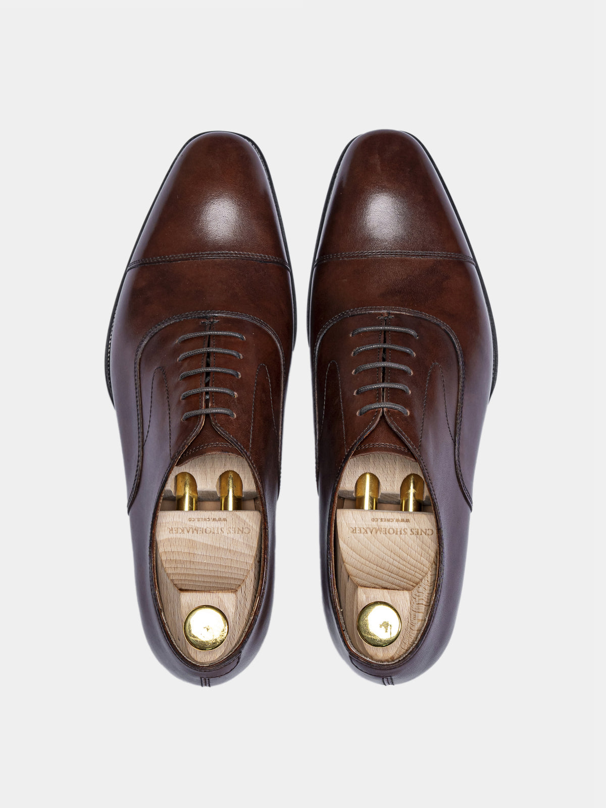 HARRISON Cap Toe Oxford Brown Museum