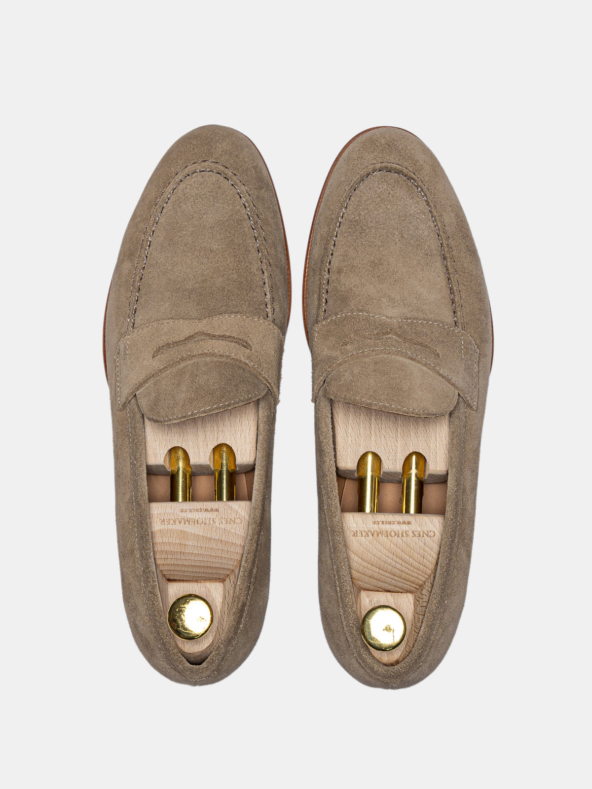 PYS Penny Loafer Beige Suede
