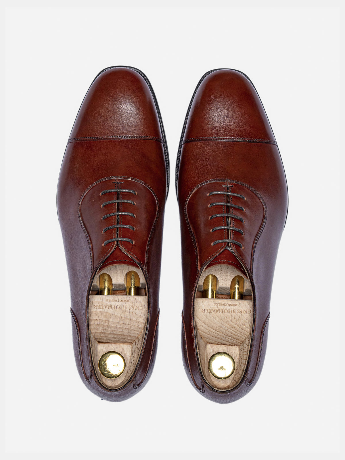 CLINT Cap Toe Oxford Cognac Museum
