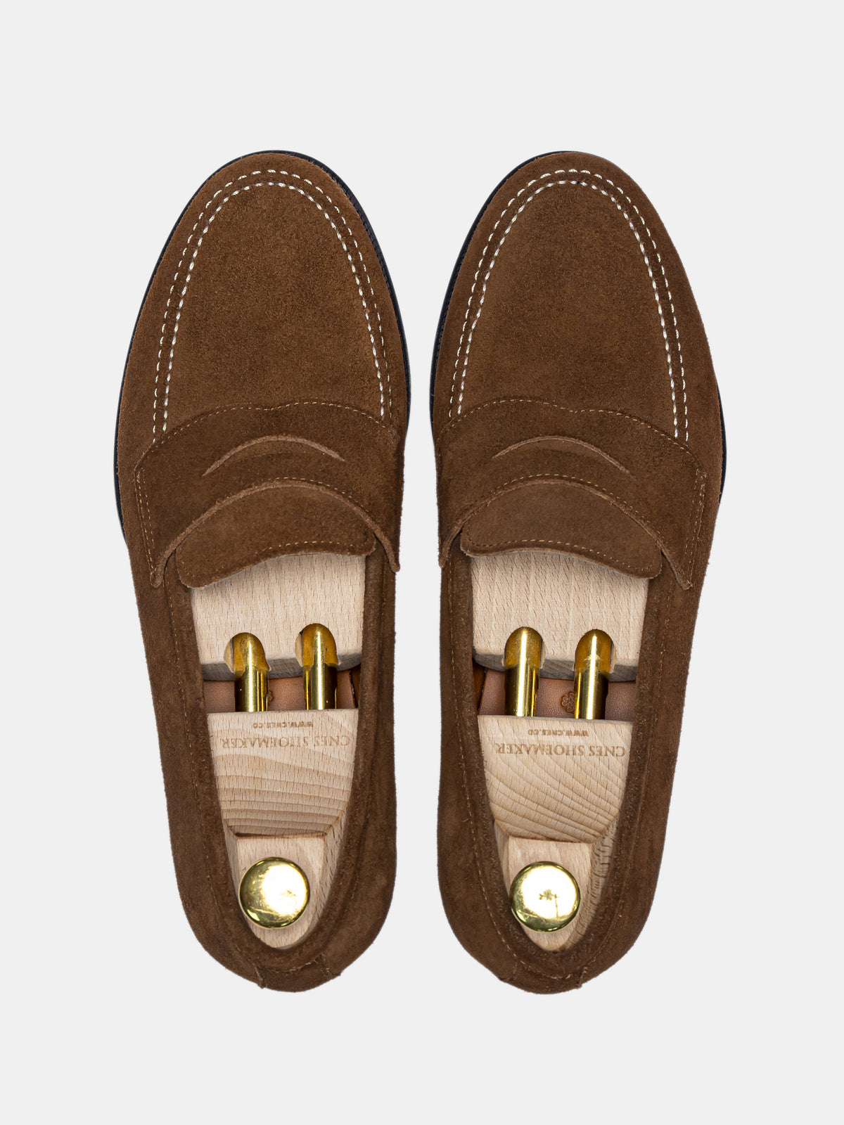 CARRICK Penny Loafer Brown Suede