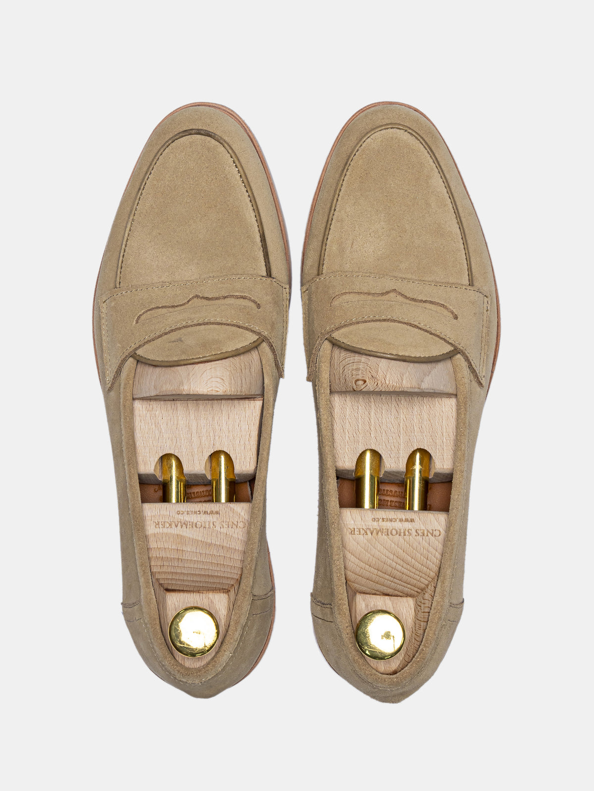 BP2-U Penny Loafer Beige Suede