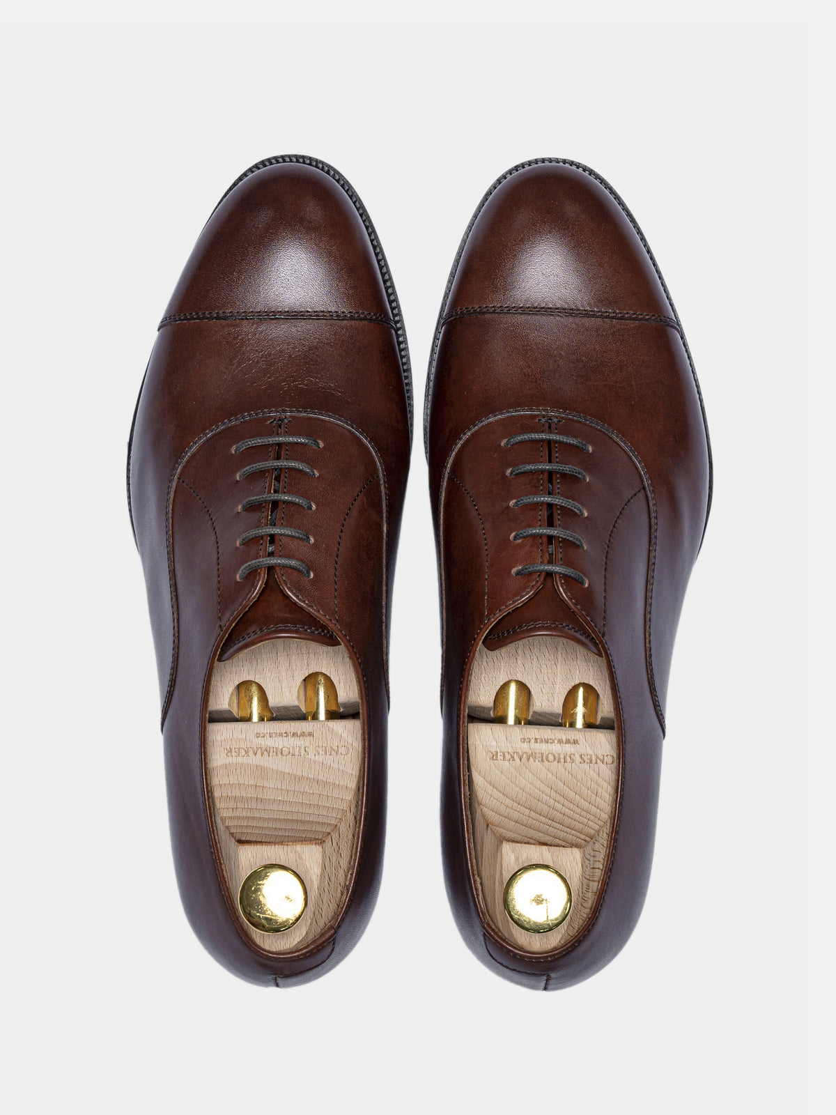 WALTER Cap Toe Oxford Brown Museum