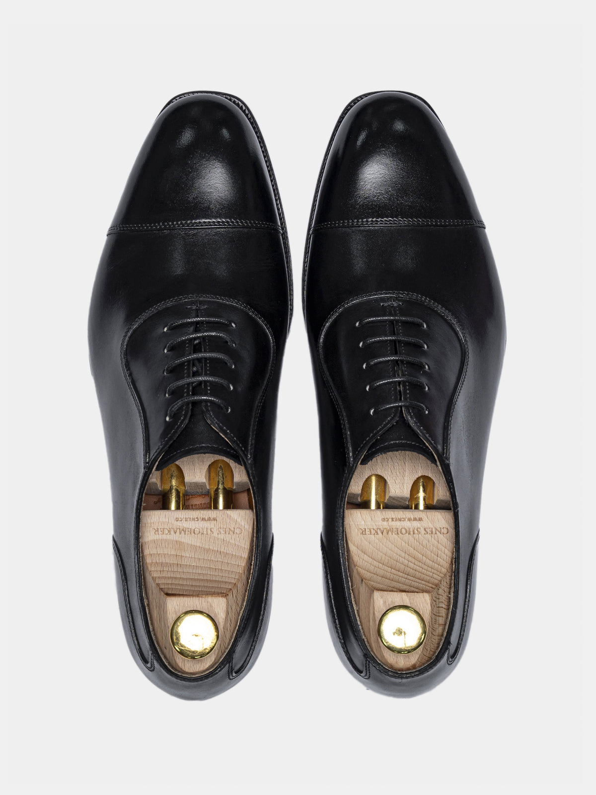 CLINT Cap Toe Oxford Black