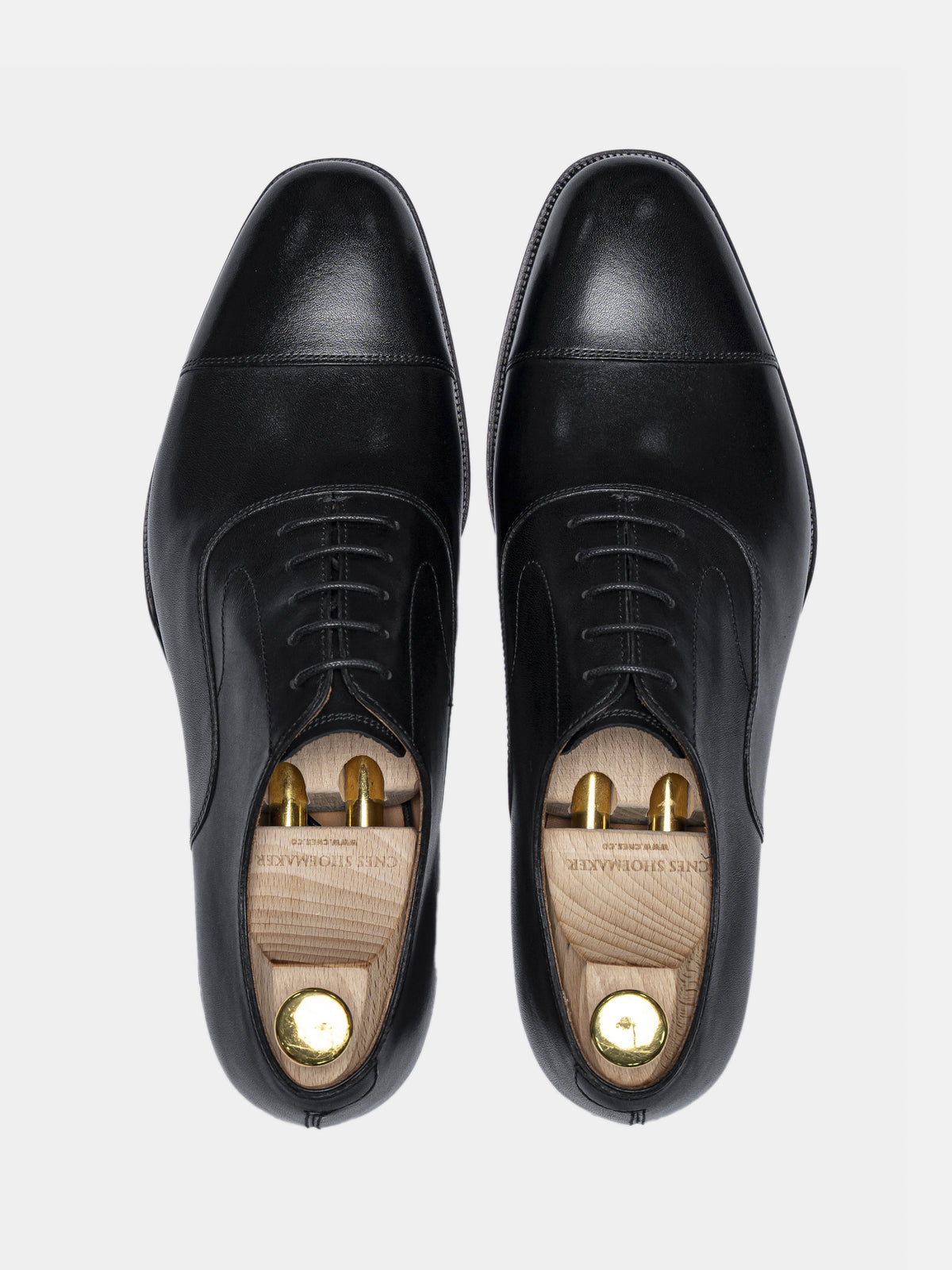 HARRISON Cap Toe Oxford Black