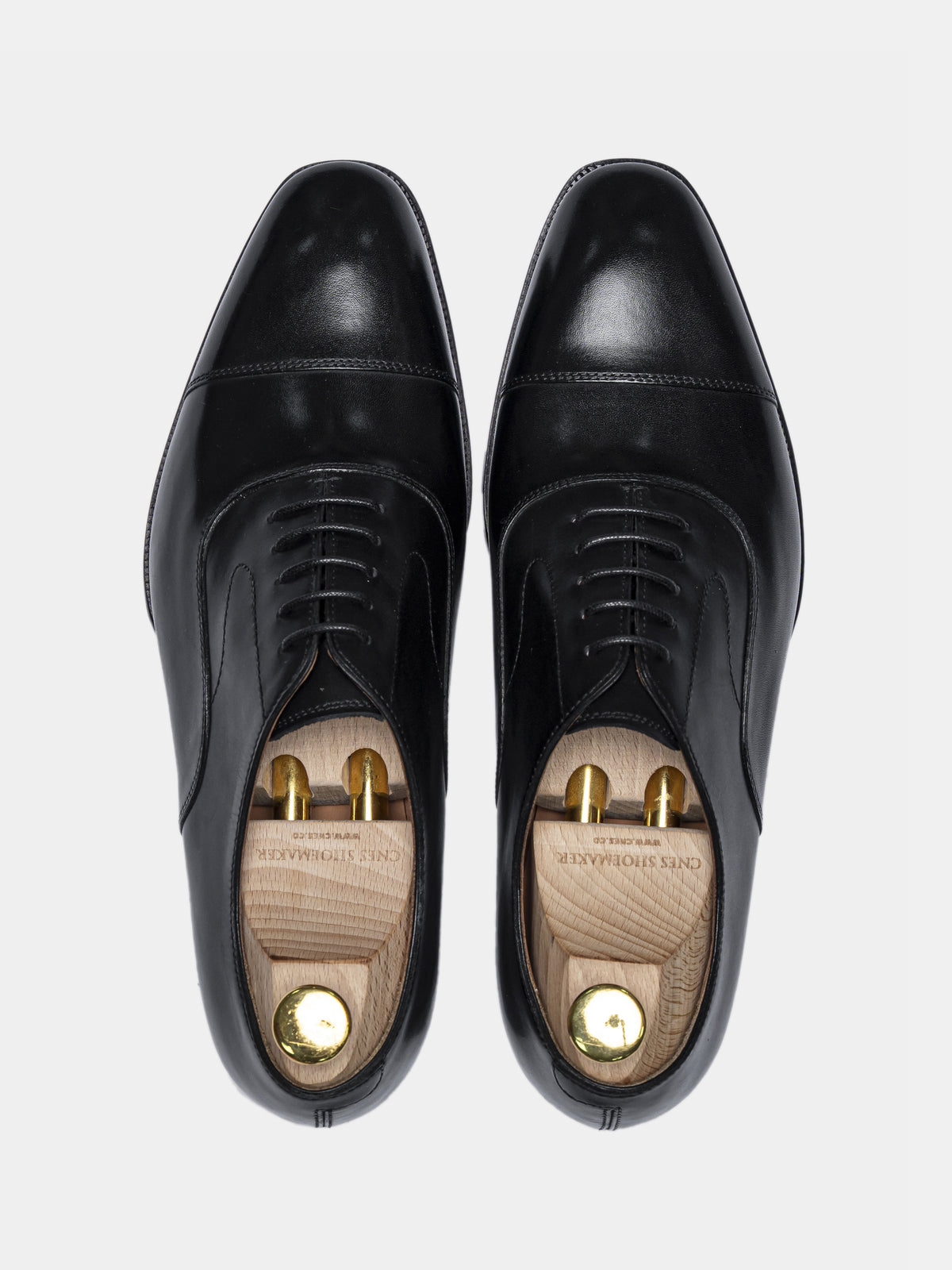 HARRISON-W Cap Toe Oxford Black
