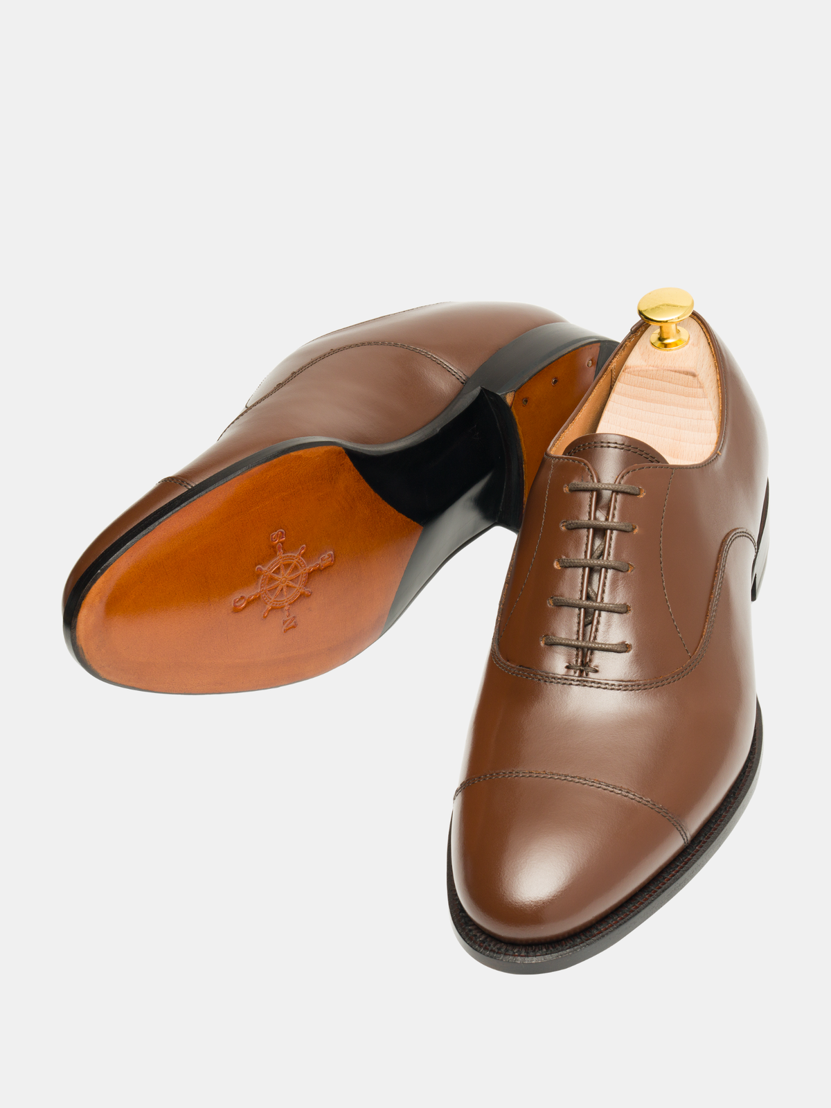 WALTER Cap Toe Oxford Brown