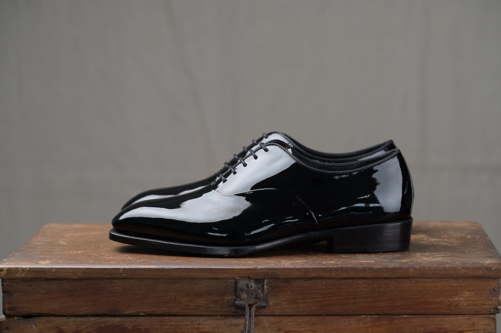 [MTO] HARRISON Black Tie Cap Toe Oxford