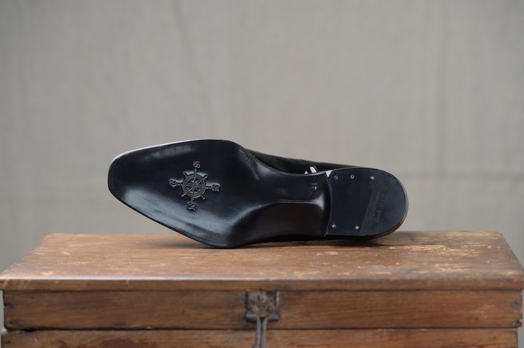 [MTO] HARRISON Black Tie Cap Toe Oxford