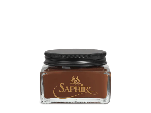 tobacco shoe polish Saphir Pte De Luxe Wax - mildew and stains Saphir Creme Surfine Pommadier Shoe