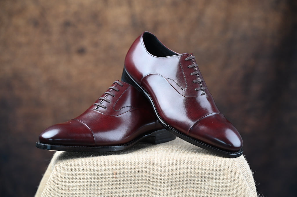 Vincent Cap Toe Oxfords (Hand Welted) - Cnes Shoemaker