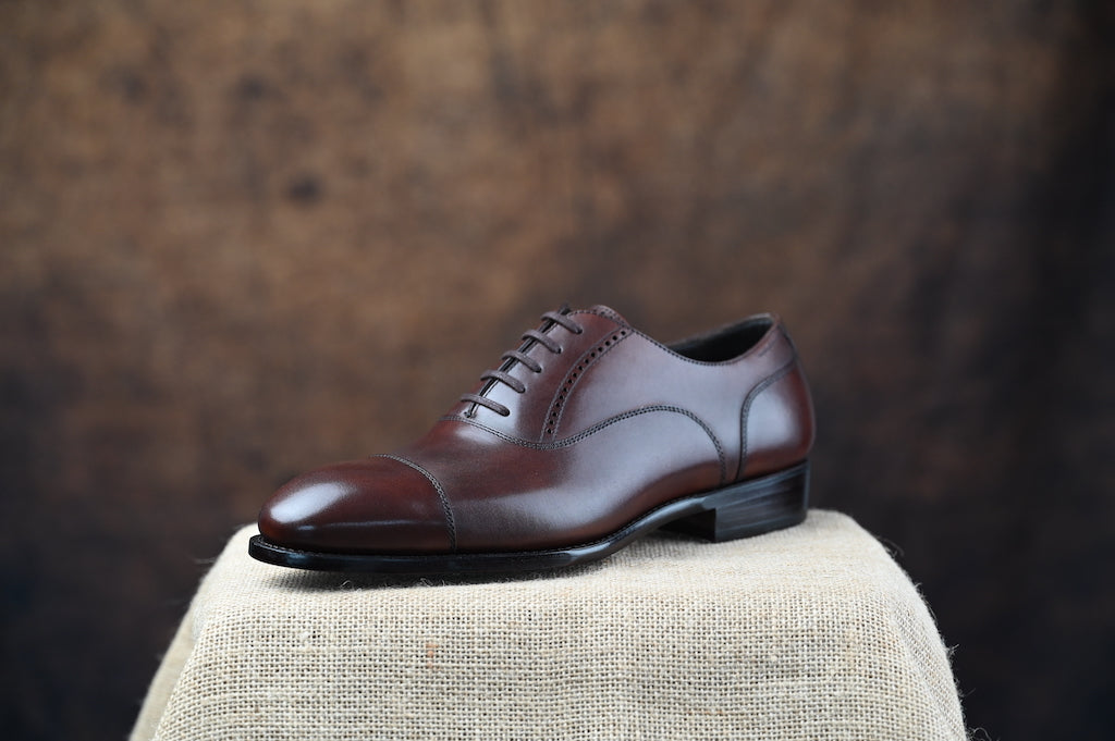 Winston Cap Toe Oxfords (Hand Welted) - Cnes Shoemaker