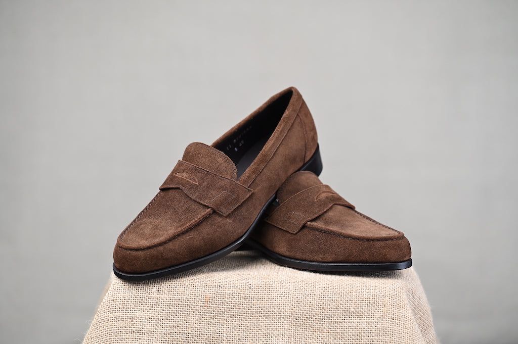 PYS II Riviera Penny Loafers Suede - CNES Shoemaker