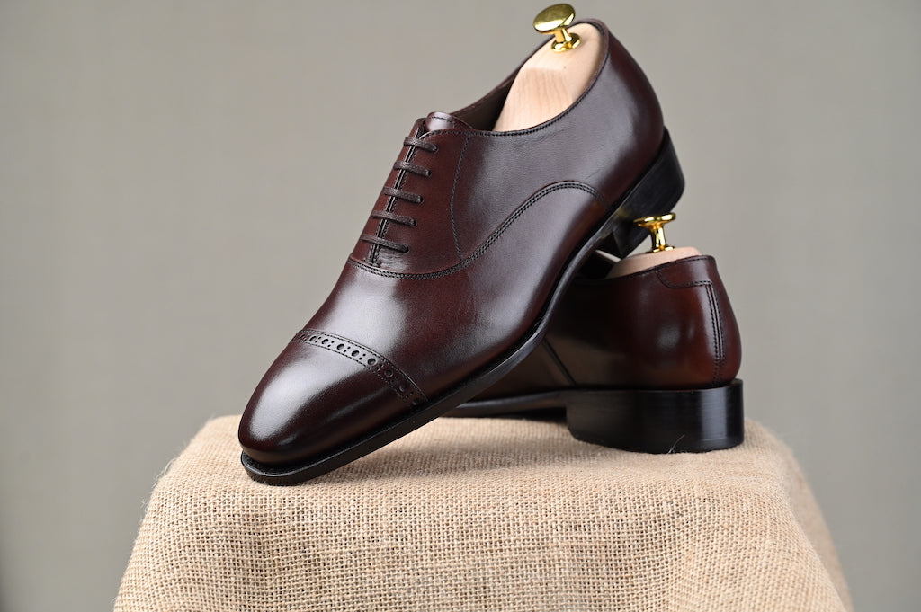 Camus Punched Cap Toe Oxfords - Cnes Shoemaker