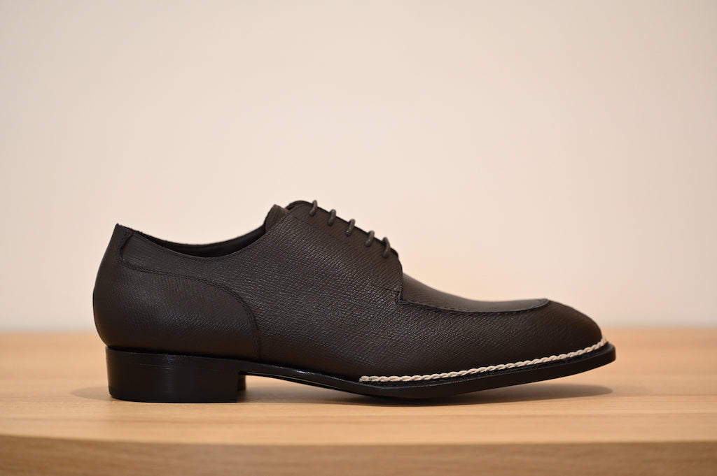 [MTO] STD Norwegian Split Toe Derby Hatch Grain