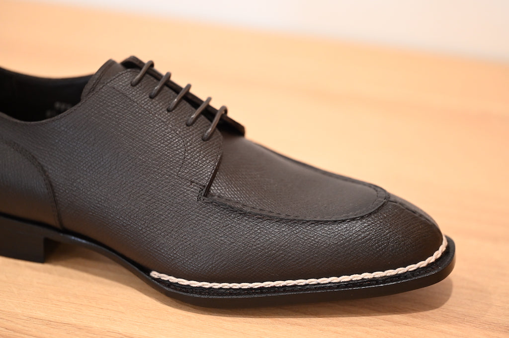 [MTO] STD Norwegian Split Toe Derby Hatch Grain