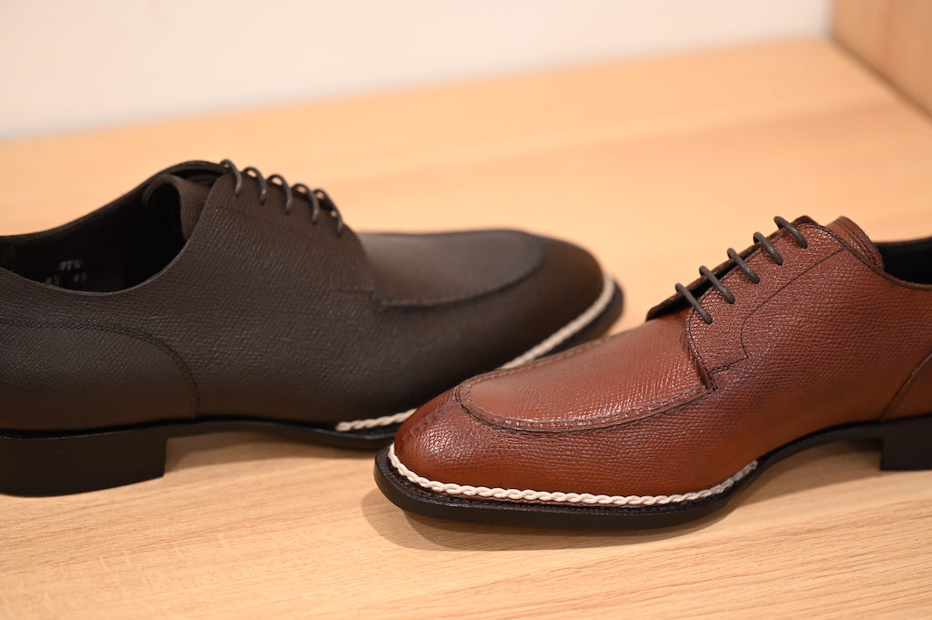 [MTO] STD Norwegian Split Toe Derby Hatch Grain