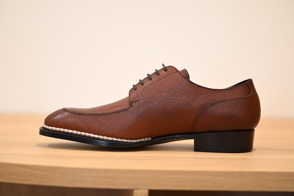 [MTO] STD Norwegian Split Toe Derby Hatch Grain