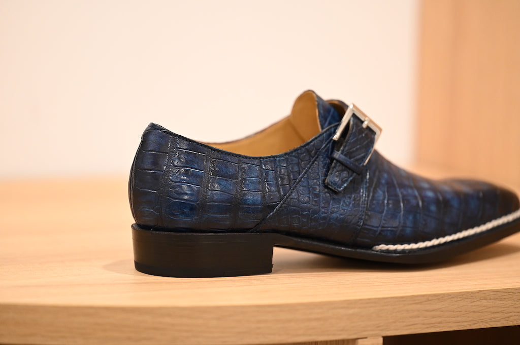 [MTO] ROLF Crocodile Norwegian Single Monk Strap