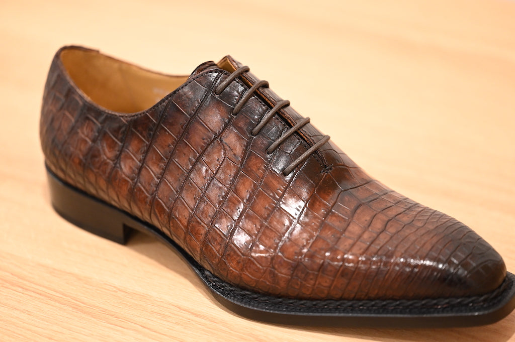 [MTO] VESTAN Crocodile Norwegian Wholecut Oxford