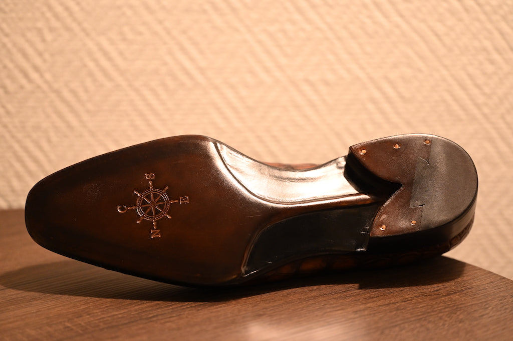 [MTO] TREVOR Crocodile Loafer (Hand Welted)