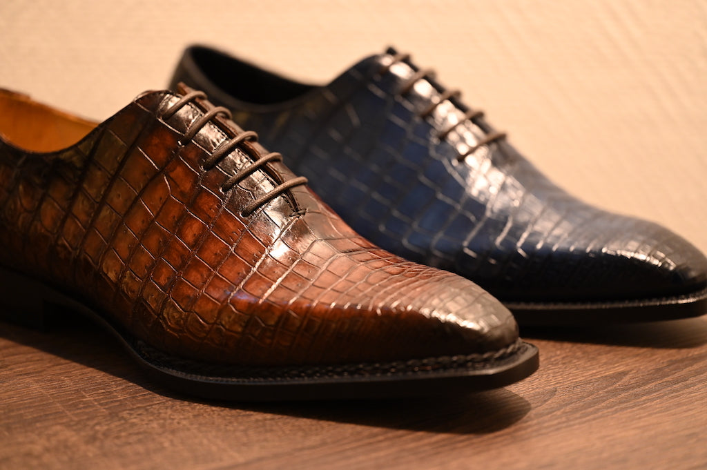 [MTO] VESTAN Crocodile Norwegian Wholecut Oxford