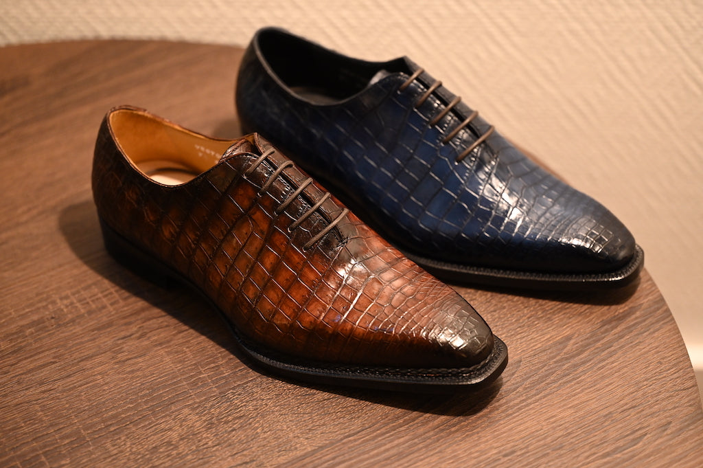 [MTO] VESTAN Crocodile Norwegian Wholecut Oxford